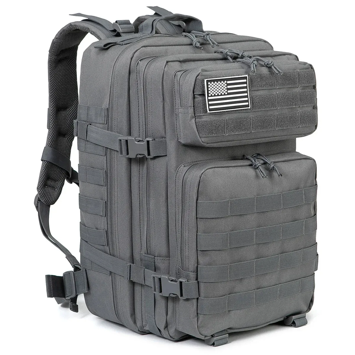 QT&QY Tactical Backpacks Outdoor 45L Large Capacity Man 3 Days Molle Hking Bags For Outdoor Trekking Camping Backpack