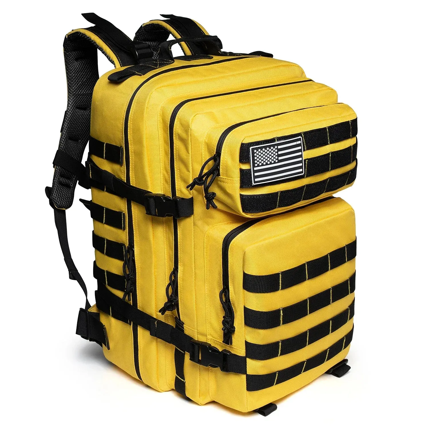 QT&QY Tactical Backpacks Outdoor 45L Large Capacity Man 3 Days Molle Hking Bags For Outdoor Trekking Camping Backpack