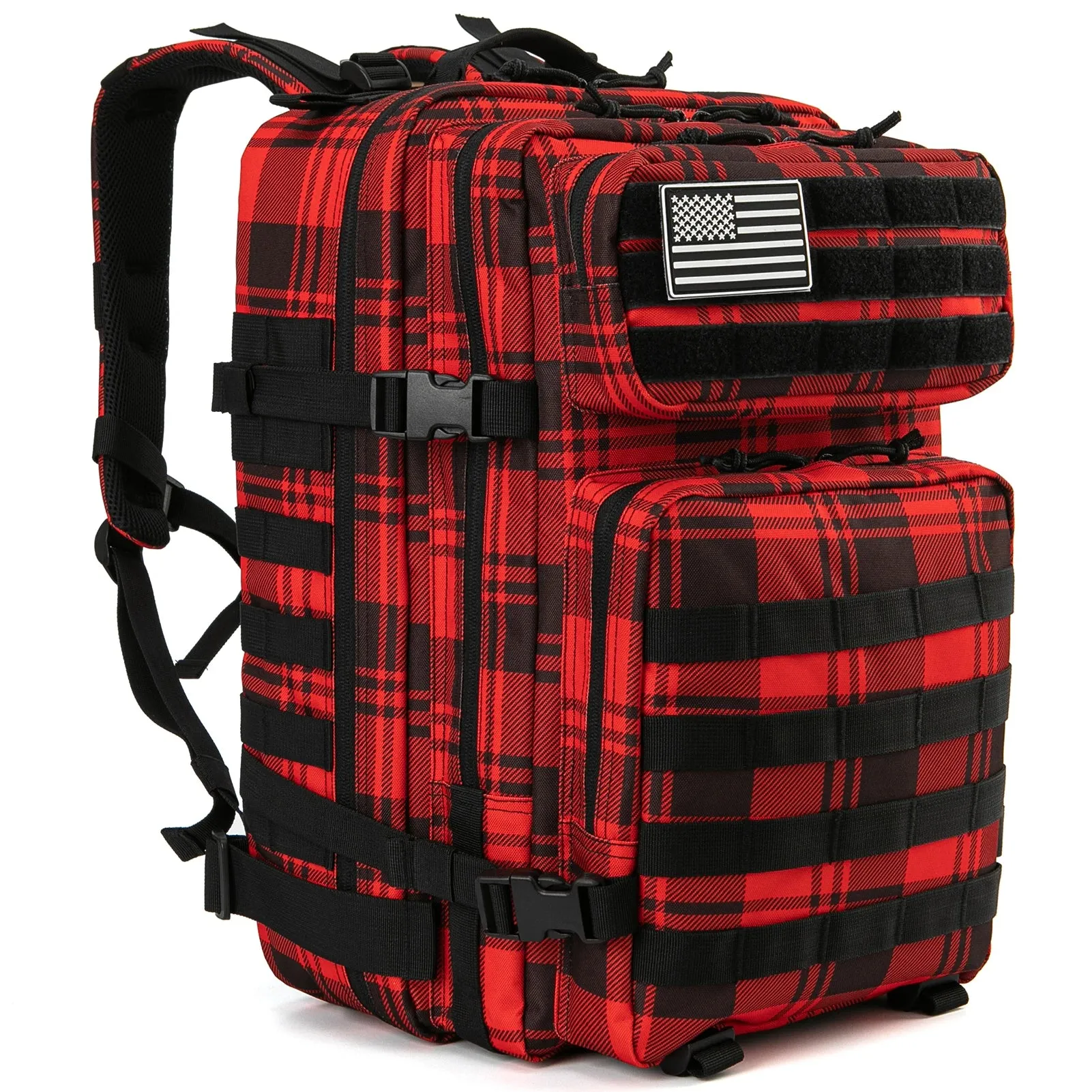 QT&QY Tactical Backpacks Outdoor 45L Large Capacity Man 3 Days Molle Hking Bags For Outdoor Trekking Camping Backpack