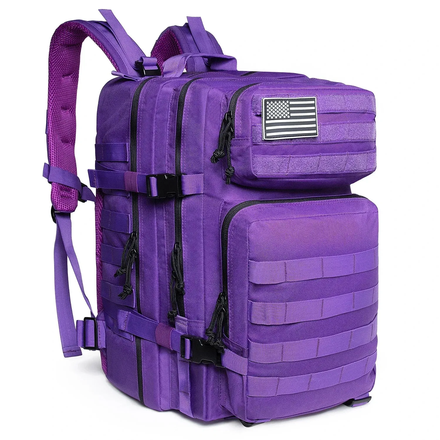 QT&QY Tactical Backpacks Outdoor 45L Large Capacity Man 3 Days Molle Hking Bags For Outdoor Trekking Camping Backpack