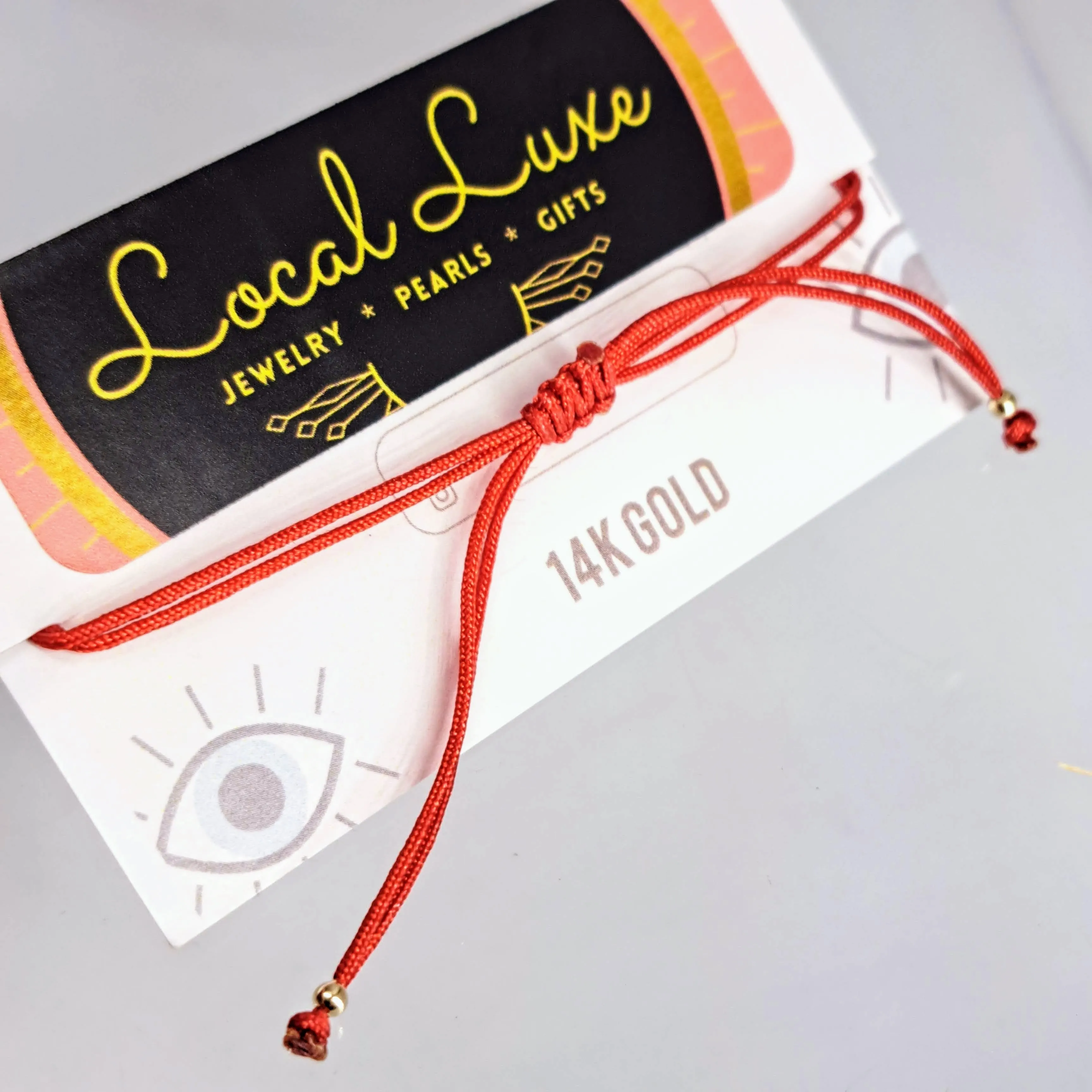 "Good Vibes!" Adj. Sz Bracelets - (5 Styles!) 14K Gold, Enamel, Poly-Silk