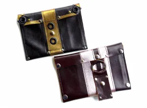 RacerX Wallets - Black & Gold, Burgundy & Metallic Pink