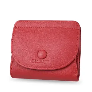 Realaiot Women's Wallet Small and Slim Leather Purse Women Wallets Cards Holders Short Women Coin Purse Small Ladies Wallet
