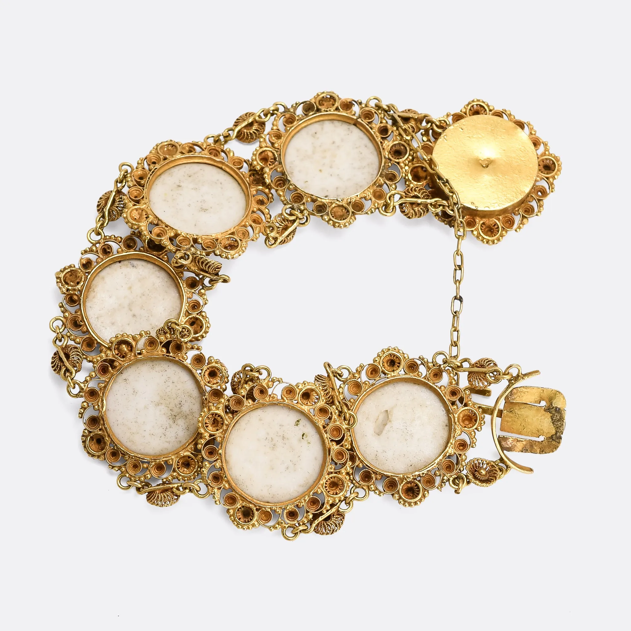 Regency Period Enamel Portrait Bracelet