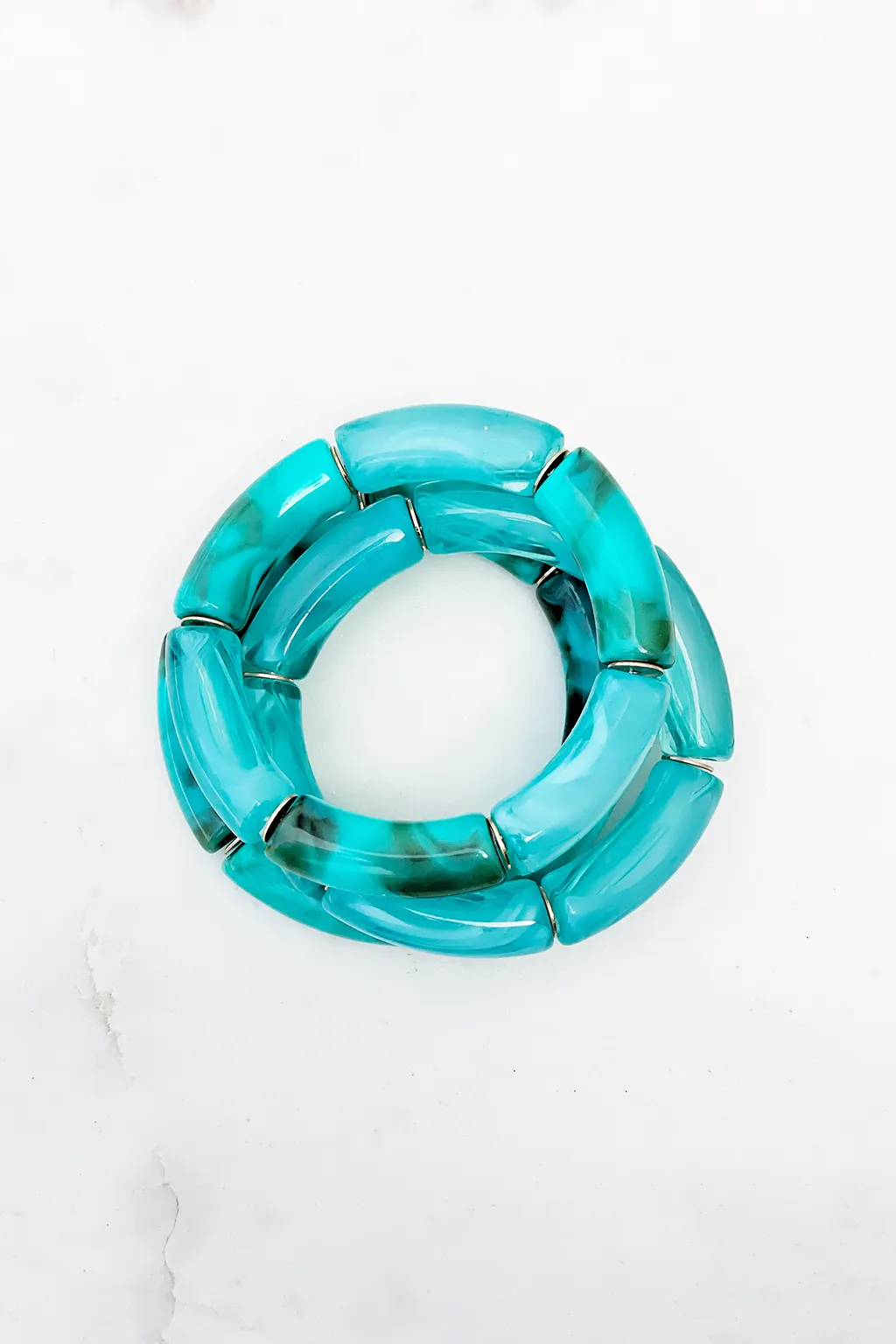Resin Tube Bracelet Set