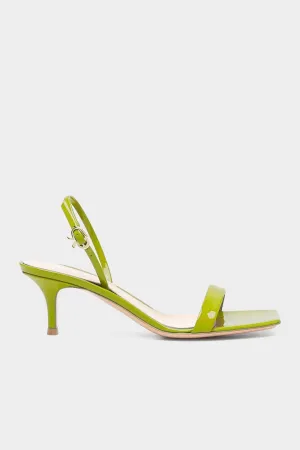 Ribbon Kitten Slingback Sandal in Pistachio