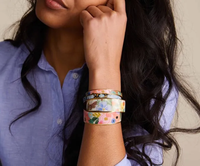 Rifle Paper Co. Skinny Cuff in Garden Party