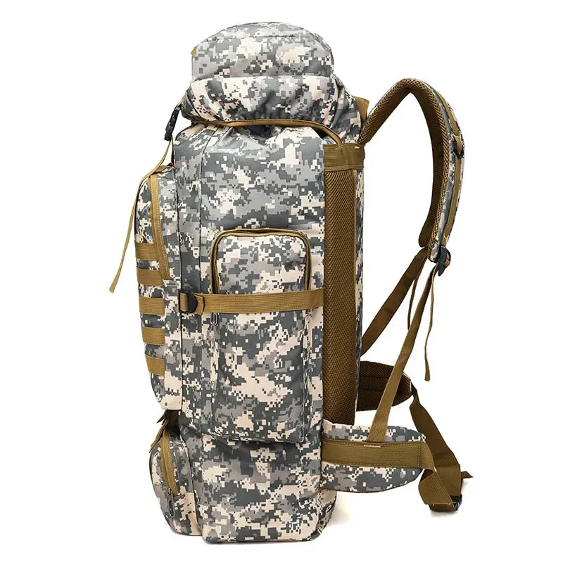 Rilibegan Men Travel Backpack Tactical Climbing Outdoor Hiking Camouflage Multifunctional Bag Men Backpack