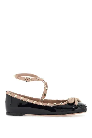 rockstud patent leather ball