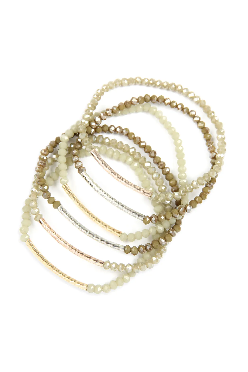 RONDELLE BEADED BRACELET SET
