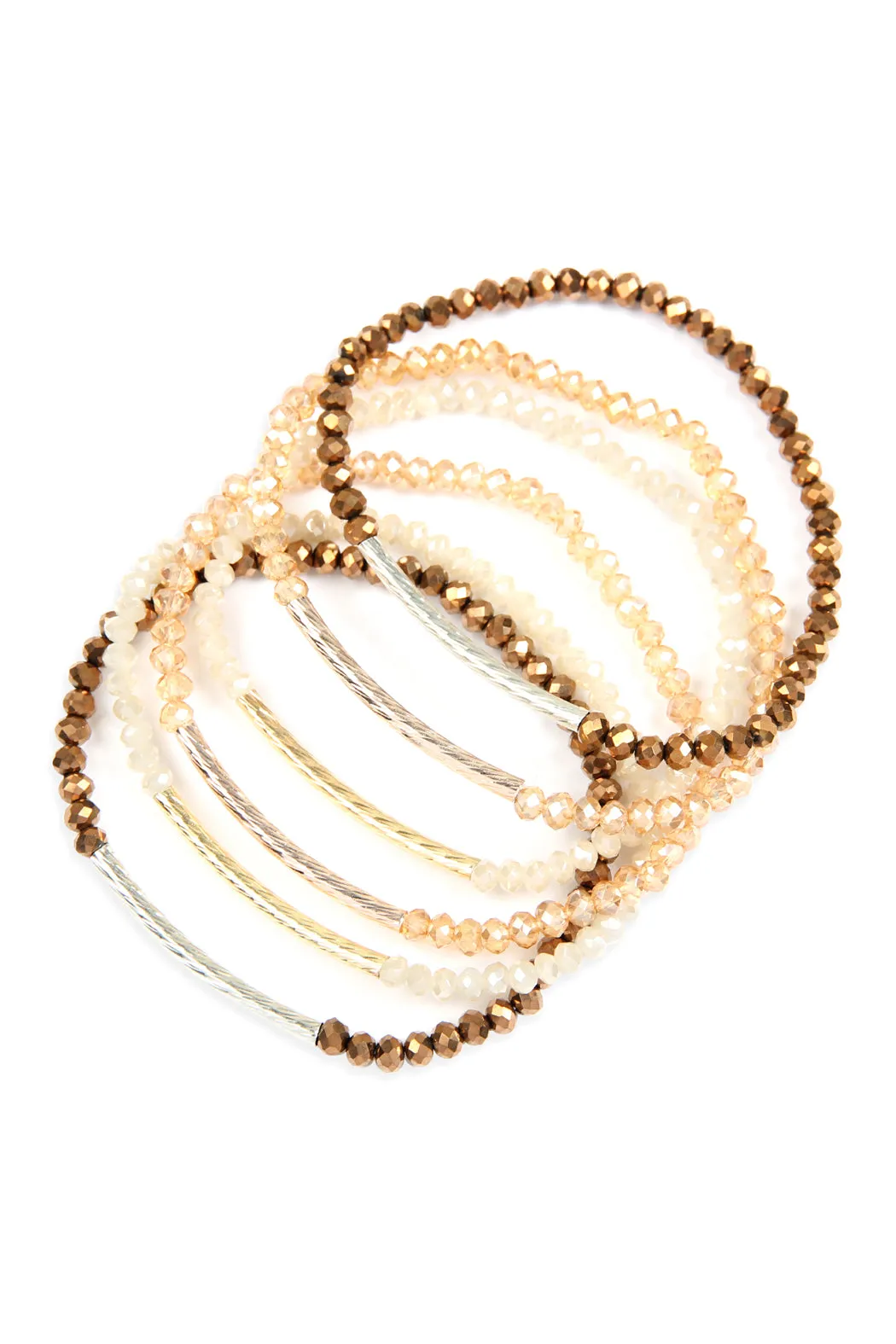 RONDELLE BEADED BRACELET SET