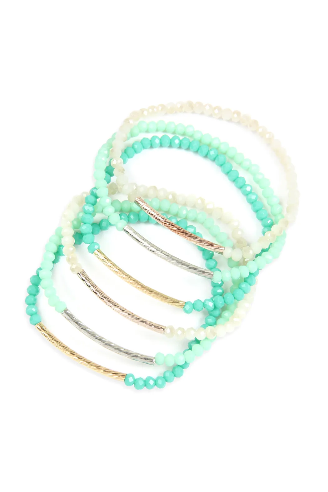 RONDELLE BEADED BRACELET SET