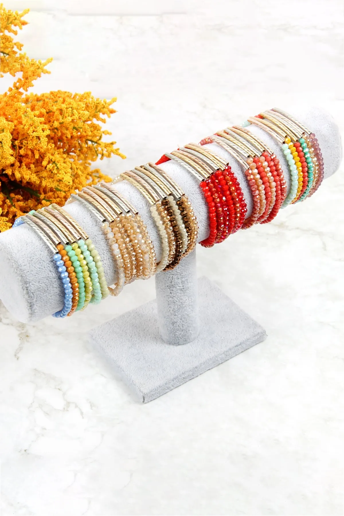 RONDELLE BEADED BRACELET SET
