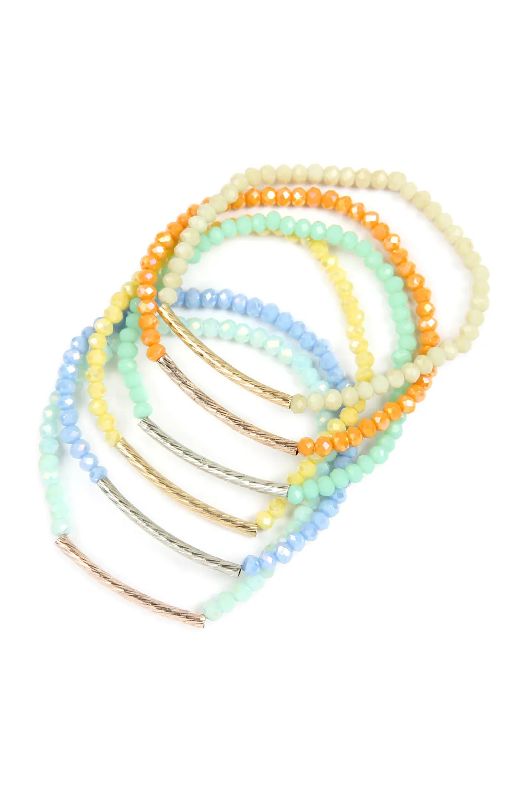 RONDELLE BEADED BRACELET SET
