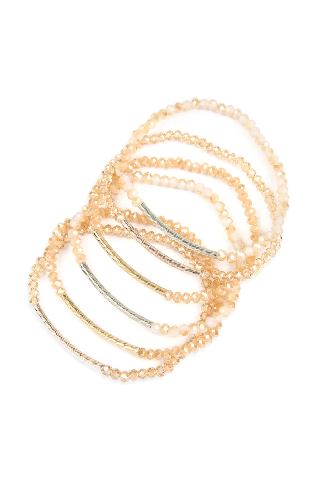 RONDELLE BEADED BRACELET SET