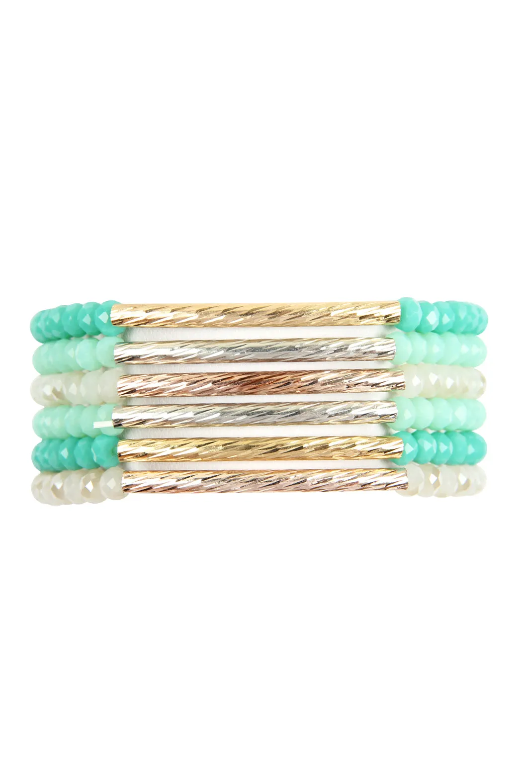 RONDELLE BEADED BRACELET SET