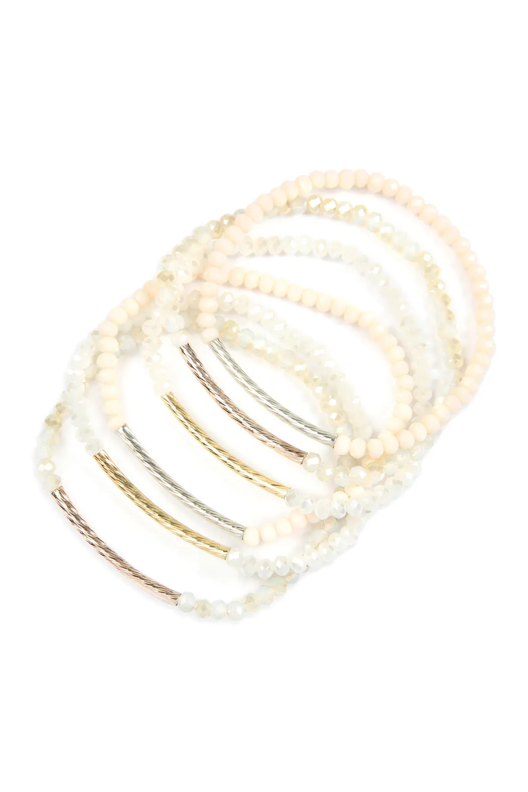 RONDELLE BEADED BRACELET SET