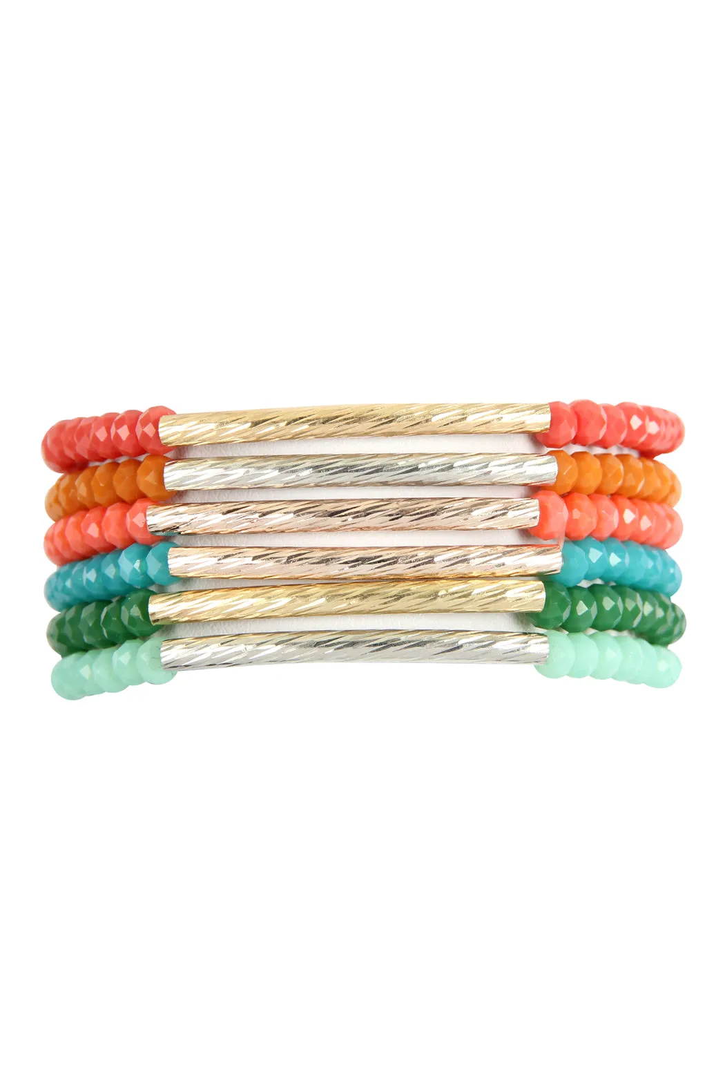 RONDELLE BEADED BRACELET SET