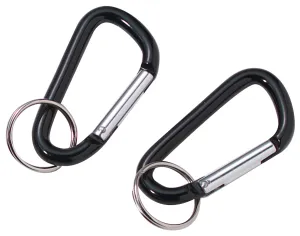 ROTHCO ACESSORY CARABINER WITH KEY RING (SET)