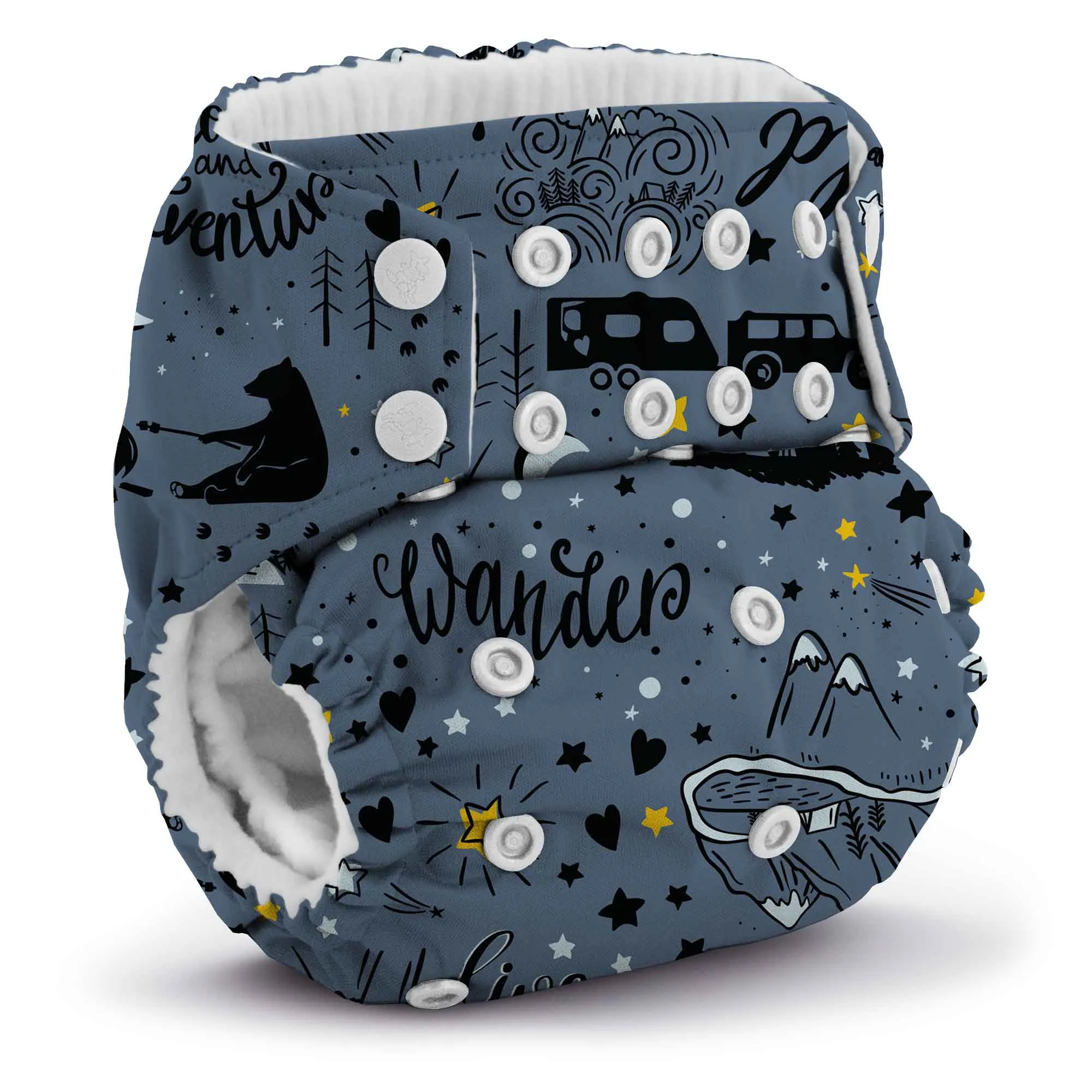 Rumparooz G3 One Size Stay Dry Pocket Diaper - Prints