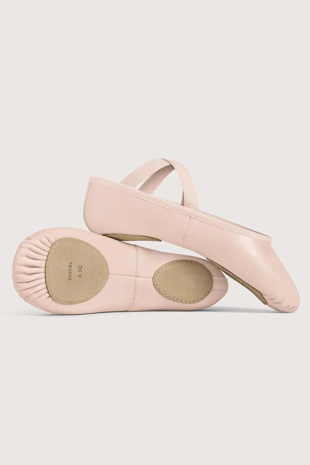 S0208G - Bloch Prolite II Leather Girls Ballet Flat