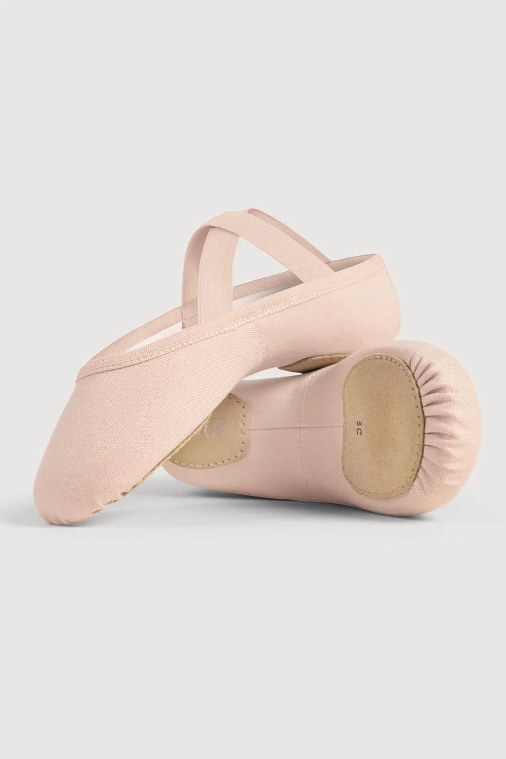 S0284G - Bloch Performa Stretch Canvas Childrens Ballet Flat