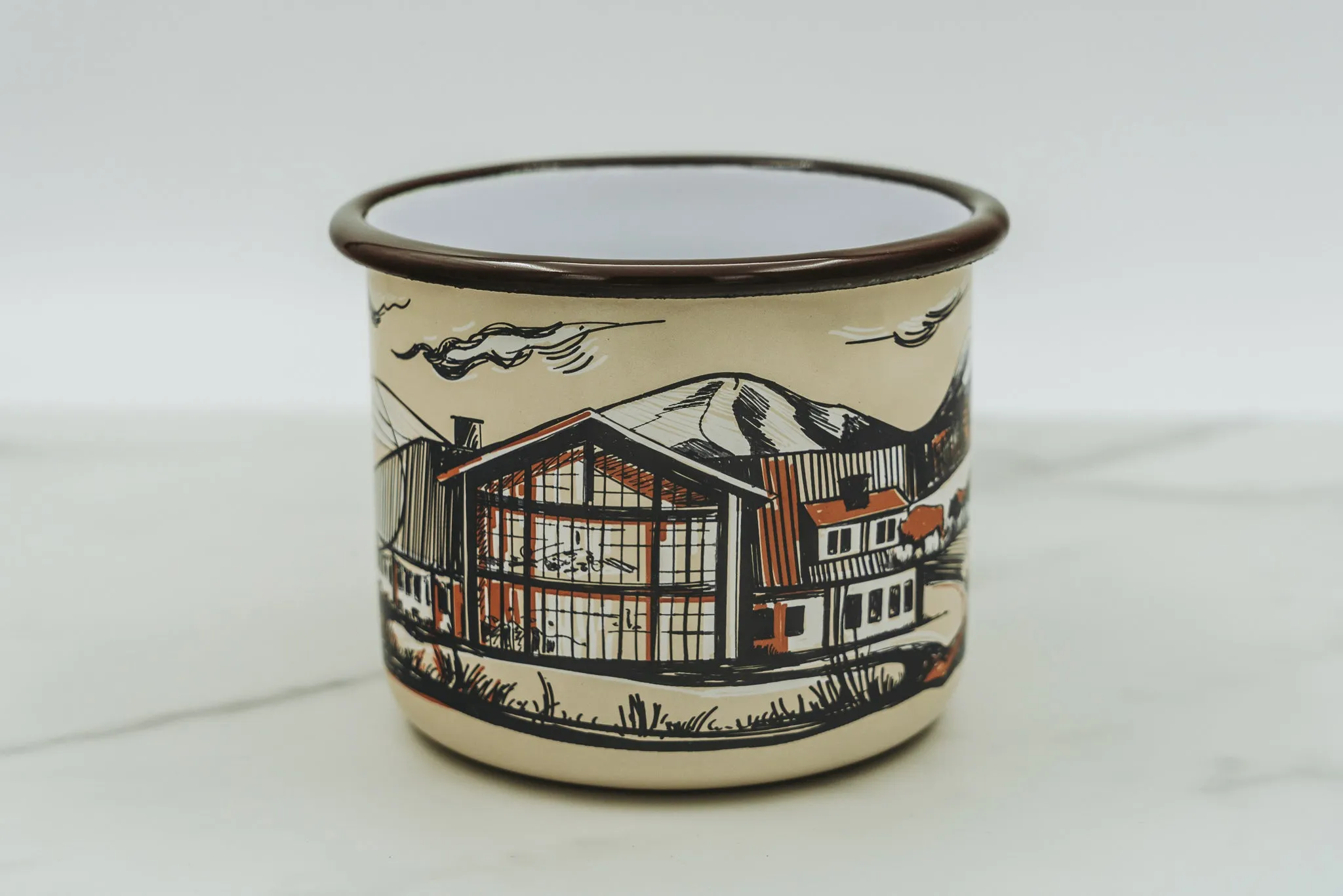 Sage Lodge Enamel Mug