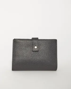 Saint Laurent Black Leather "Sac Du Jour" Compact Wallet