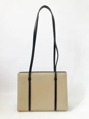 Salvatore Ferragamo Taupe Shoulder Bag