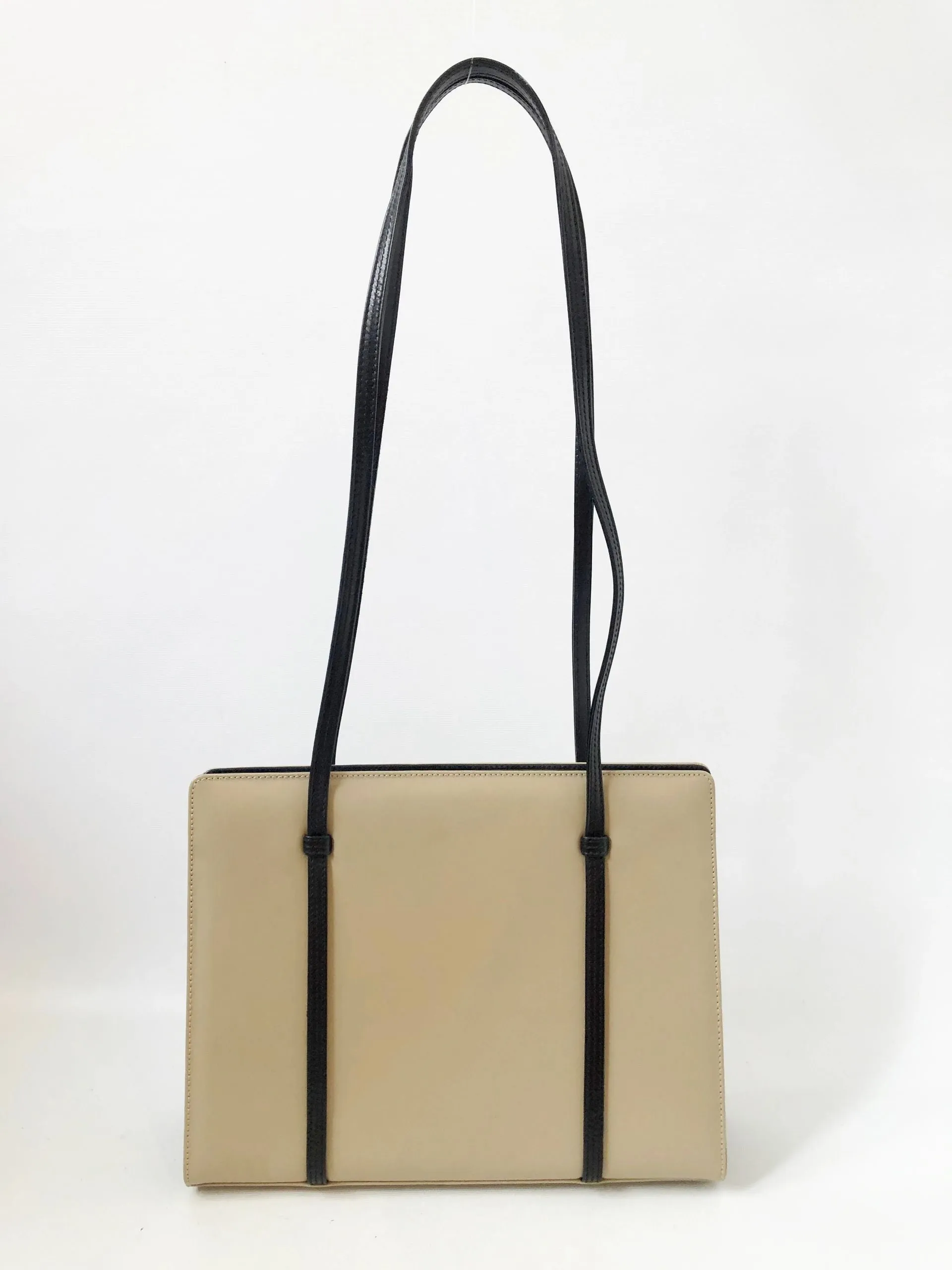 Salvatore Ferragamo Taupe Shoulder Bag
