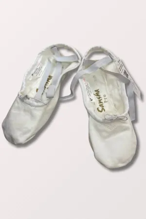 Sansha PRO1C Canvas Split Sole Ballet Shoe - White