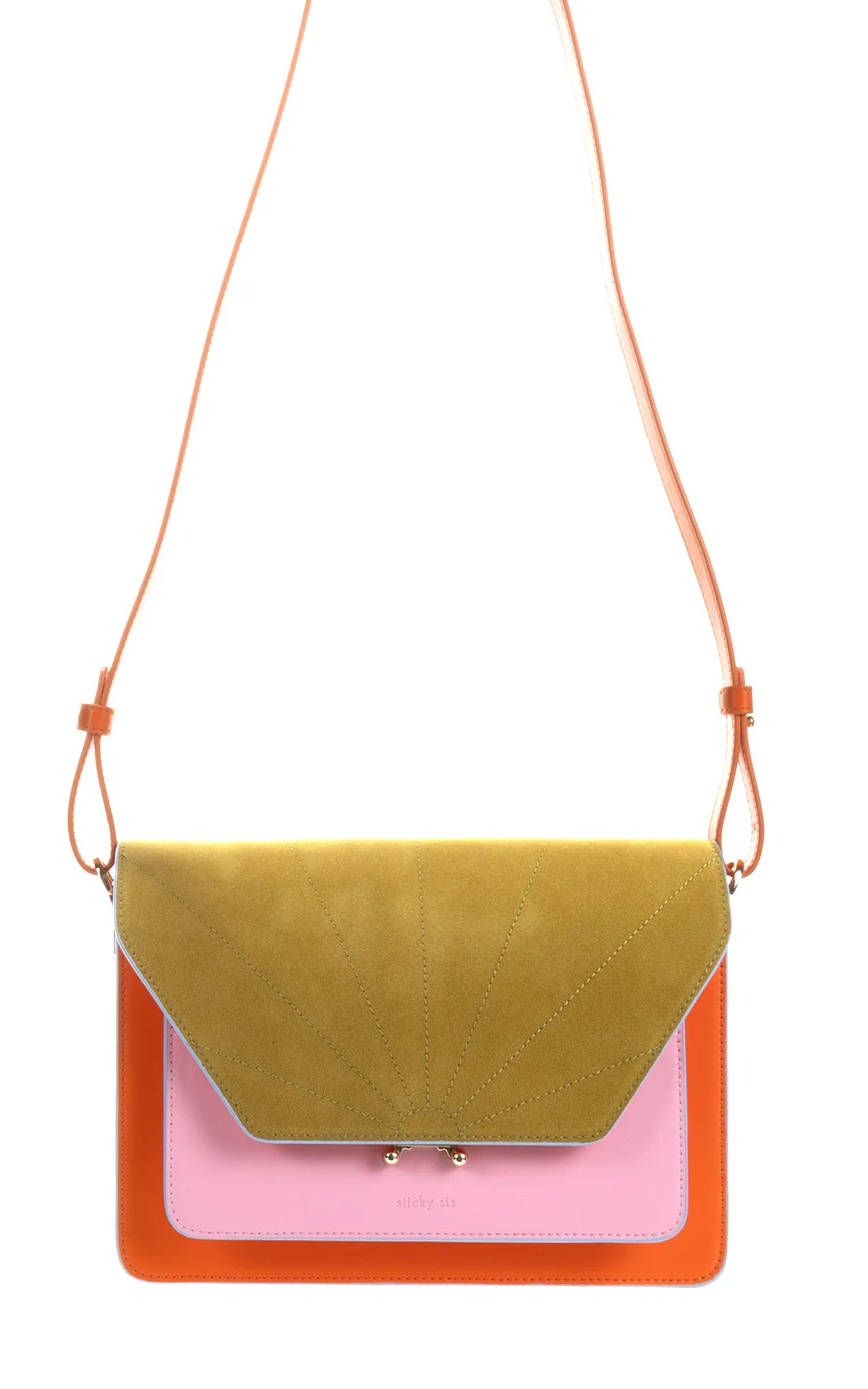 Satchel Il Sole Arancia Orange   Dolce Pink   Lemon Leaf