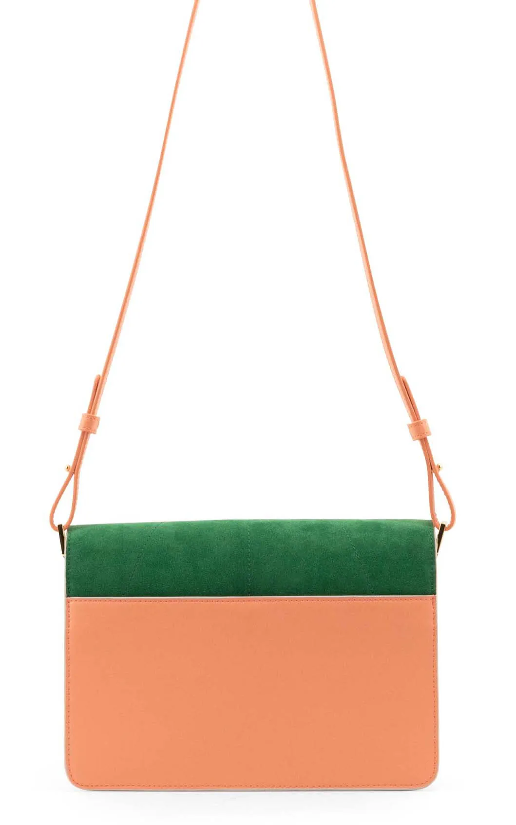 Satchel La Promenade French Pink   Croissant Brown   Paris Green