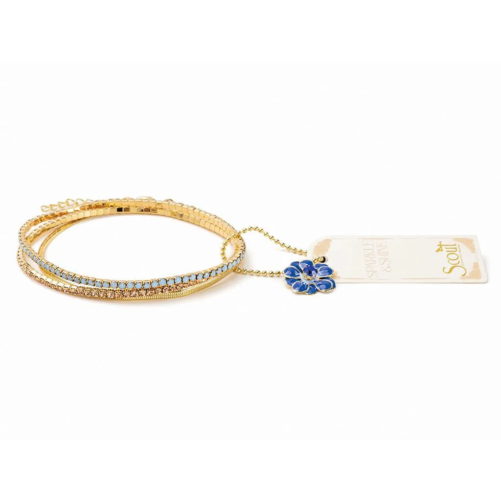 Scout Sparkle & Shine Rhinestone Bracelet Trio