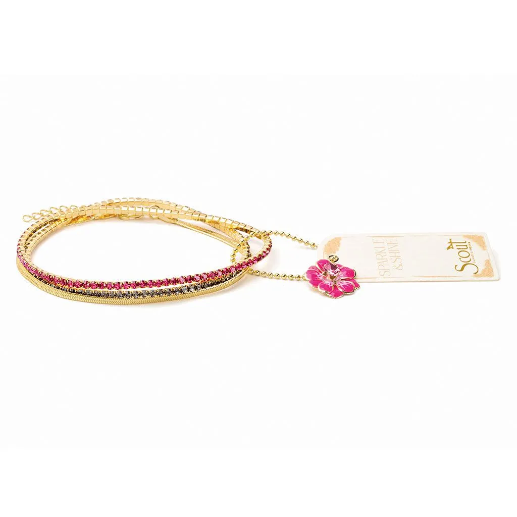 Scout Sparkle & Shine Rhinestone Bracelet Trio