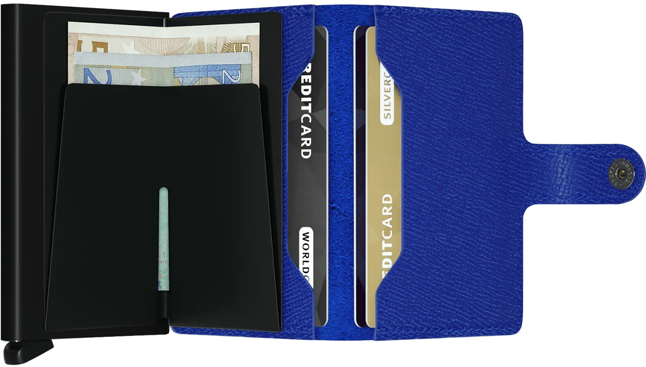 Secrid Miniwallet Crisple - Cobalt