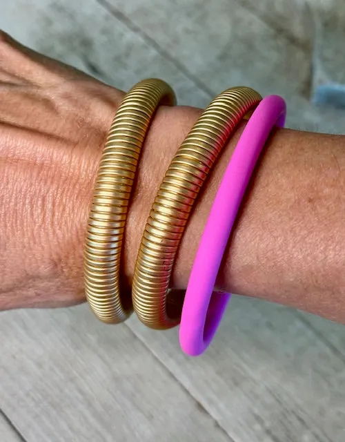 Set of Omega Bangle Bracelets