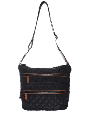 SevenDays Quilted RFID Multi Zip Crossbody