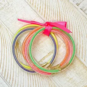 Shimmer Tube Bracelet Stack