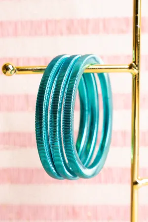 Sierra Snake Chain Turquoise Bracelet Set