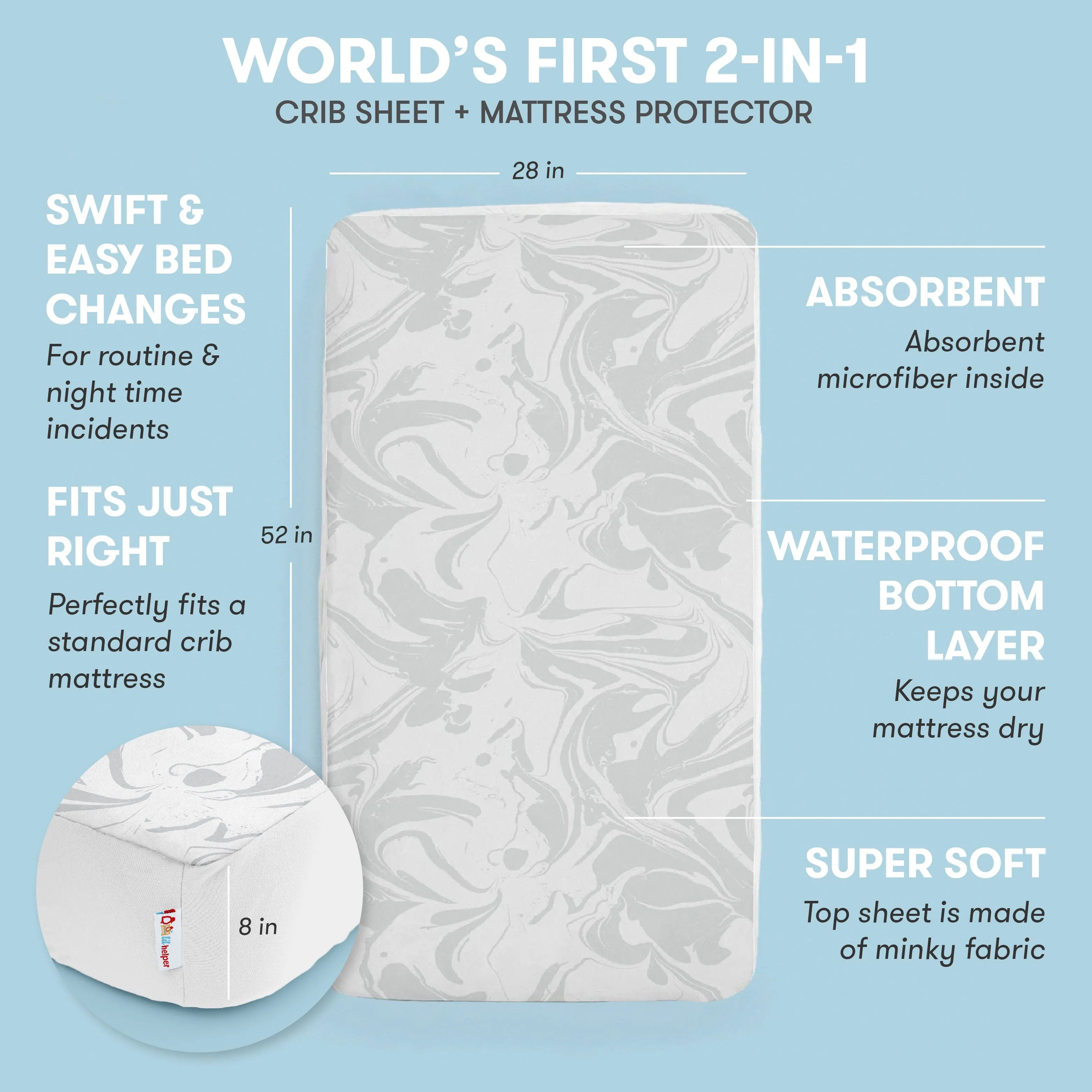 SleepSaver Crib Sheet