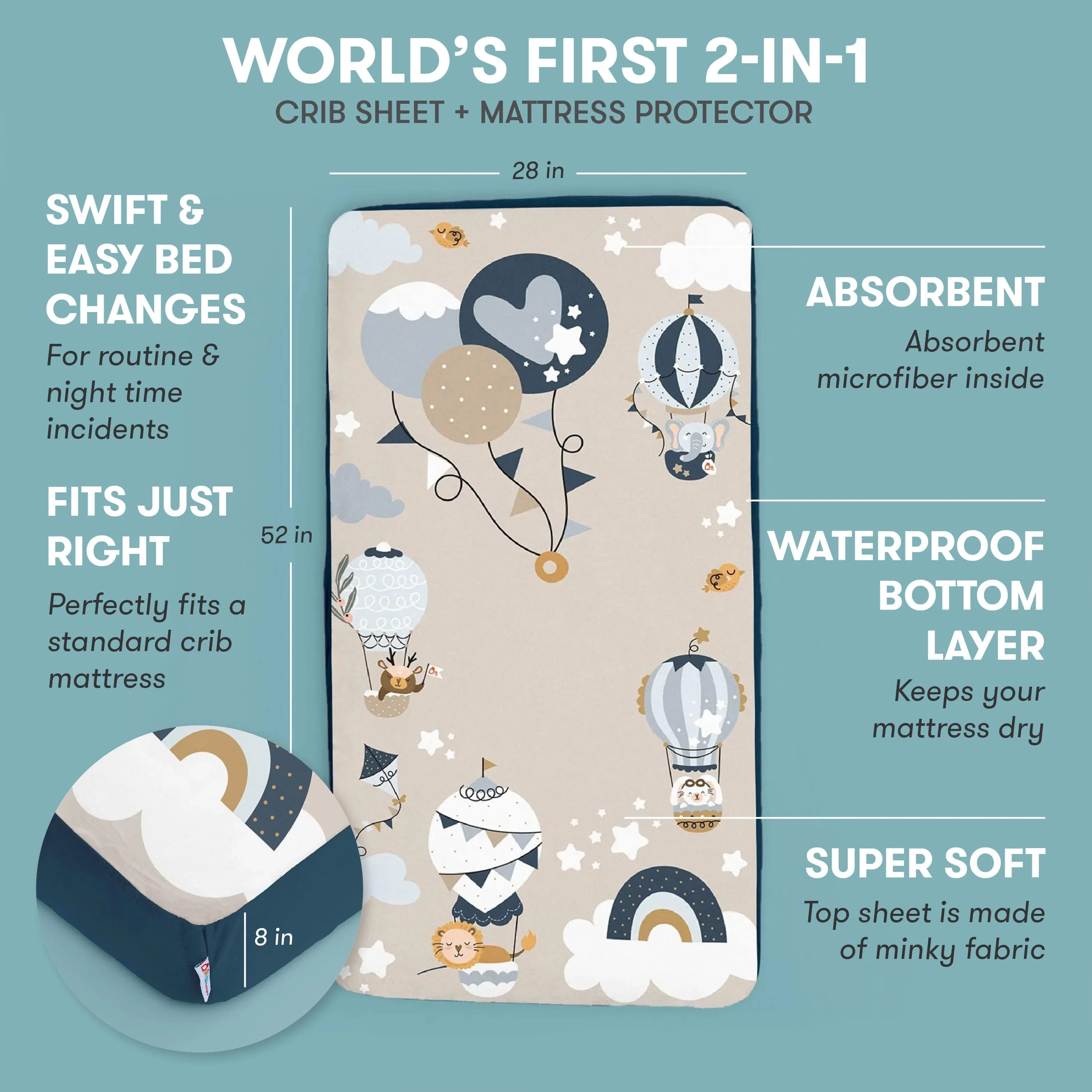 SleepSaver Crib Sheet