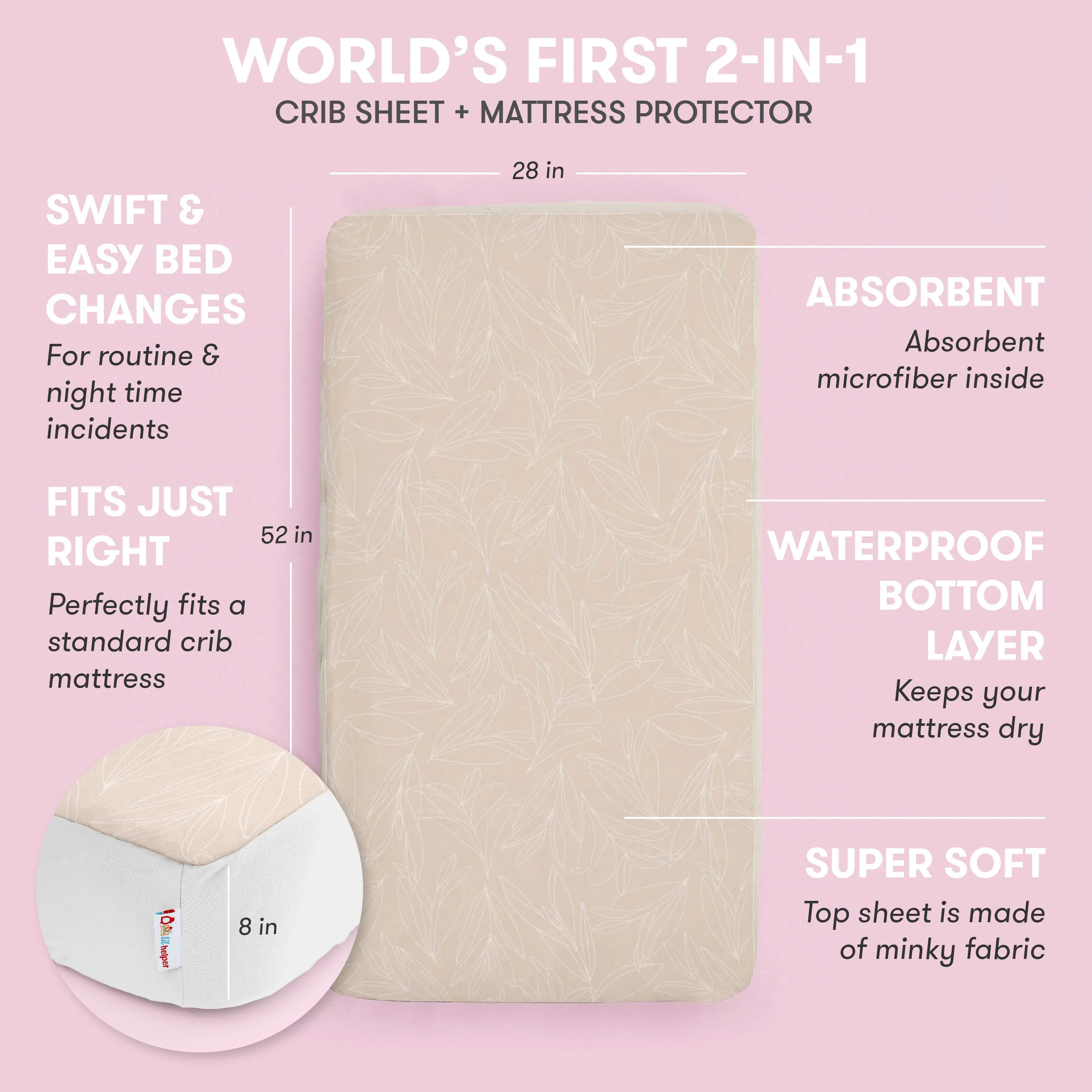 SleepSaver Crib Sheet