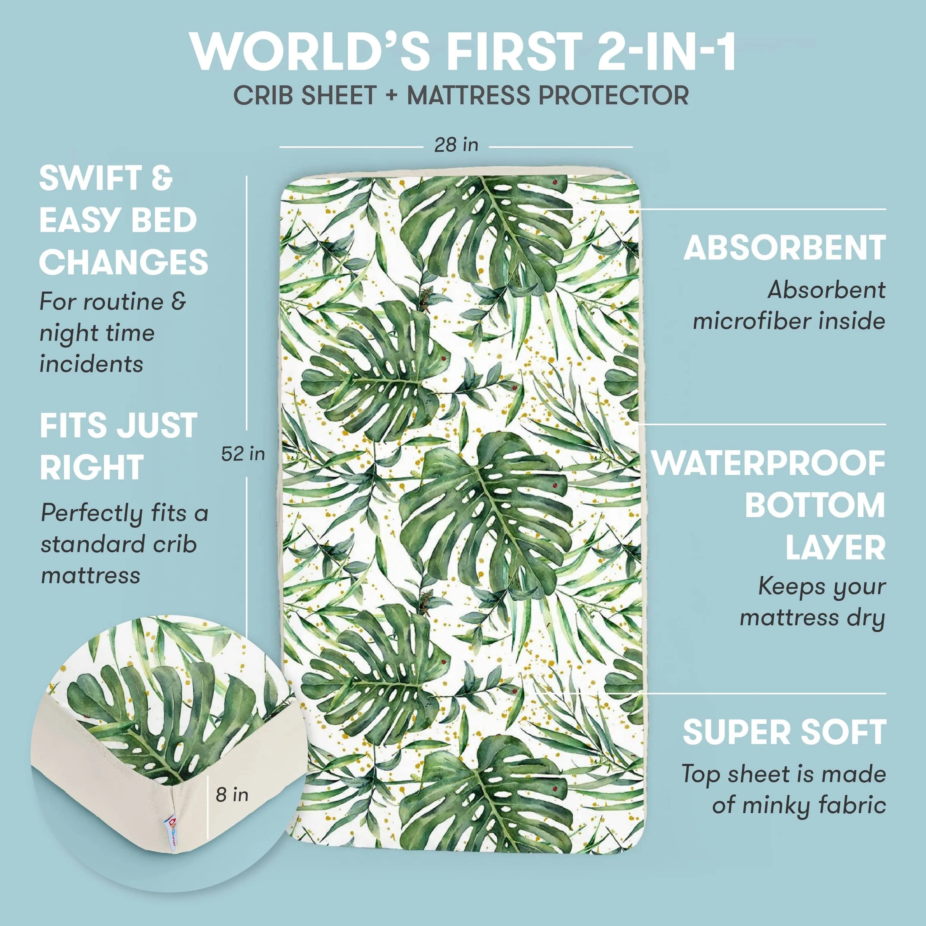 SleepSaver Crib Sheet