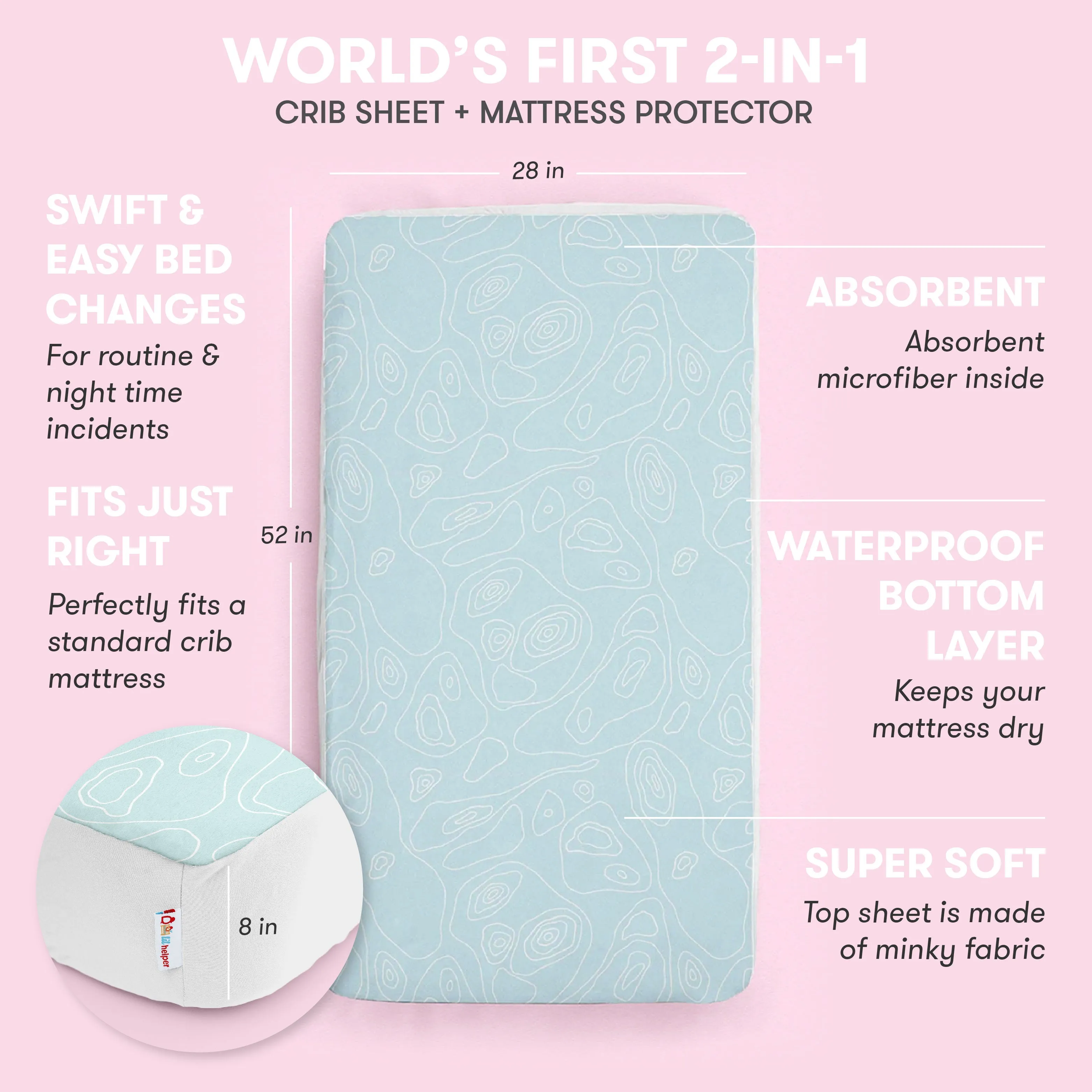 SleepSaver Crib Sheet