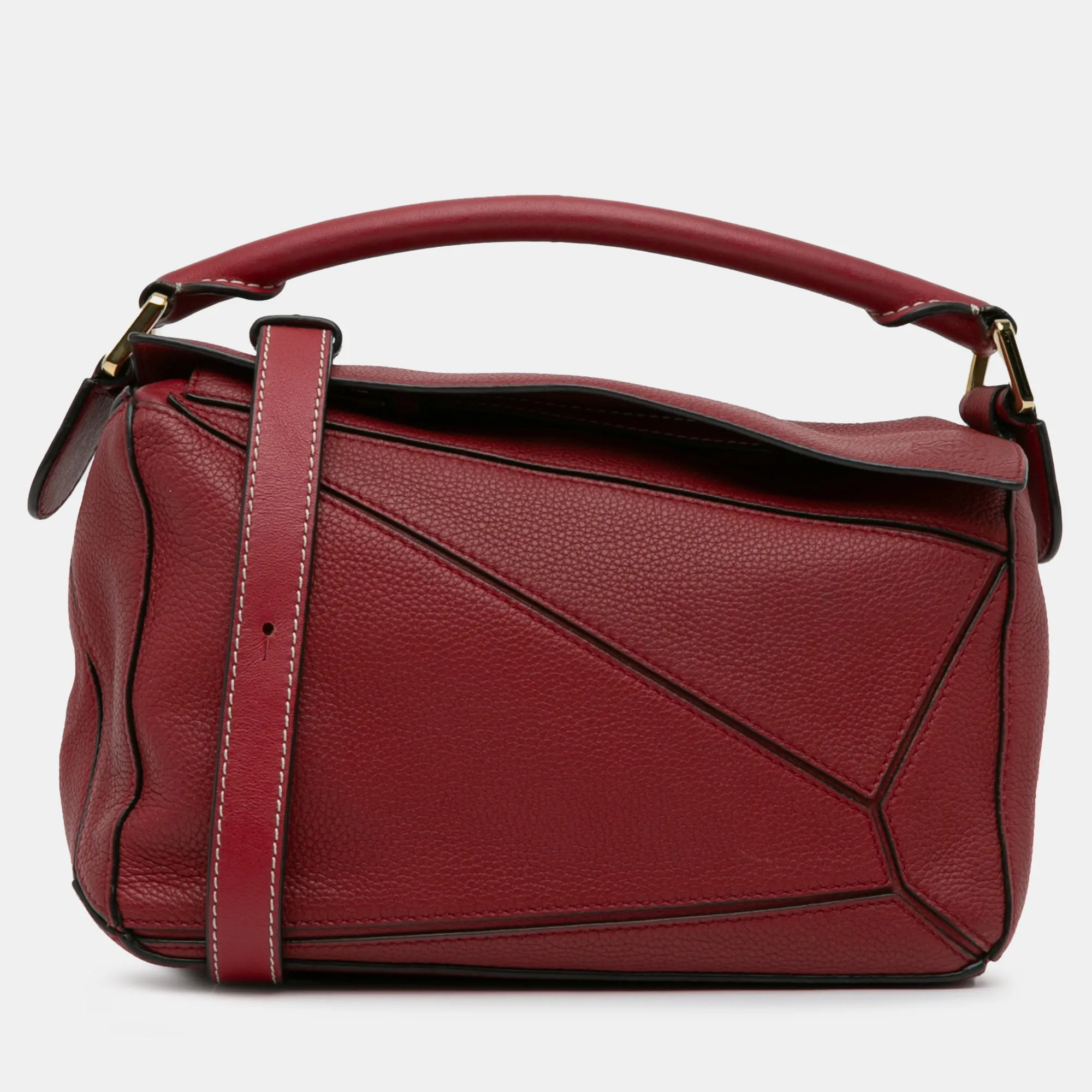 Small Puzzle Satchel Bag