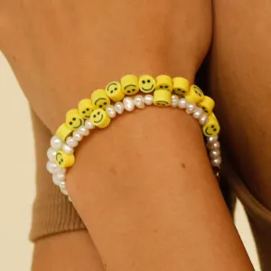 Smiley Bracelets - Set of 2