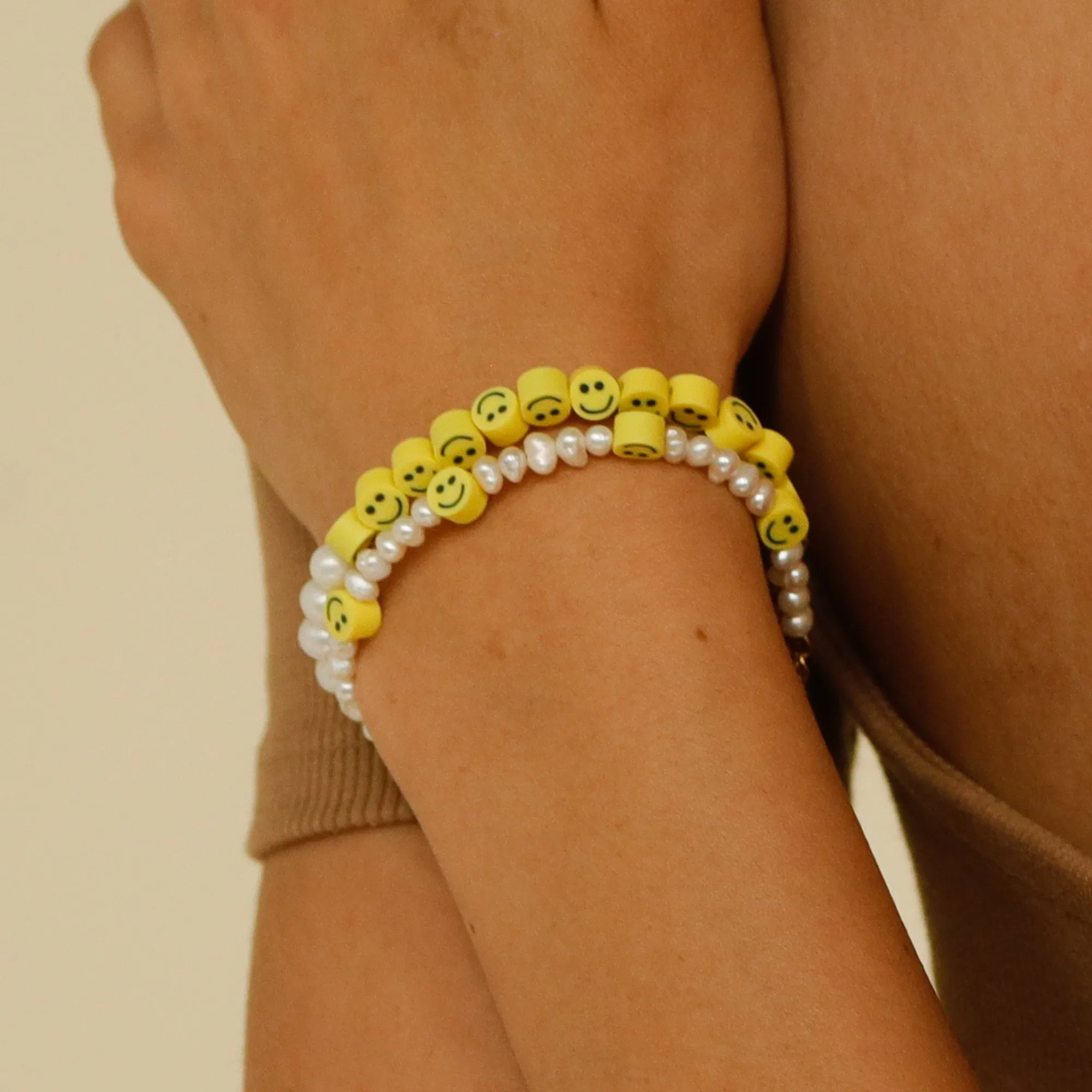 Smiley Bracelets - Set of 2