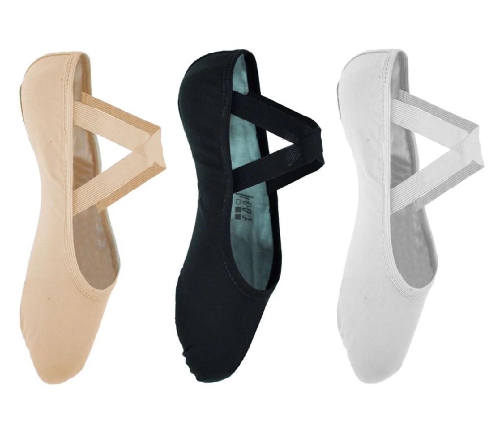 So Danca SD120 Left and Right Foot Black Canvas Ballet shoe