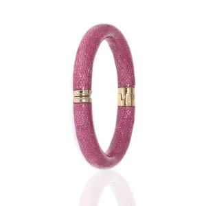 Stardust Magenta Snakeskin Bracelet
